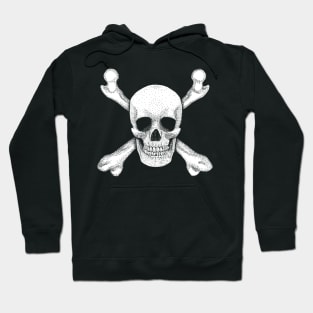 Jolly Roger - Deaths Head Pirate Skull Hoodie